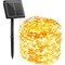 Solar Powered 200 LED 72ft Copper Wire Fairy Light 72' 8 Light Modes